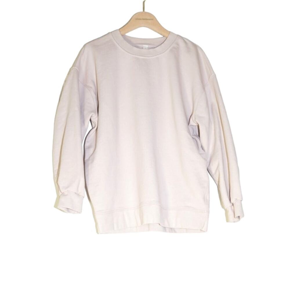 Lululemon - Perfectly Oversized Crew Neck Sweatshirt in Feather Pink / Size 6
